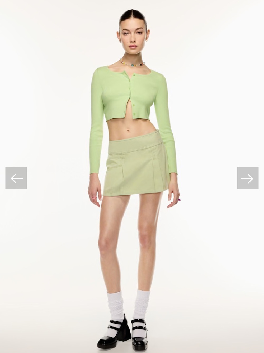 Aritzia Sun-deh Barbarella Light Green
